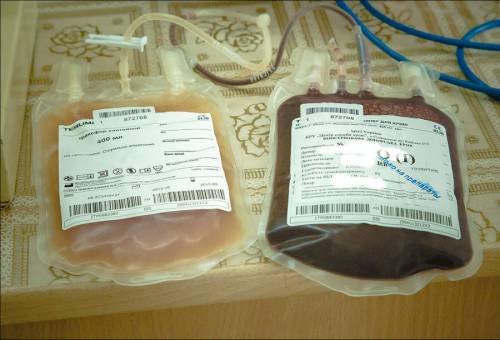 Донорская кровь и плазма