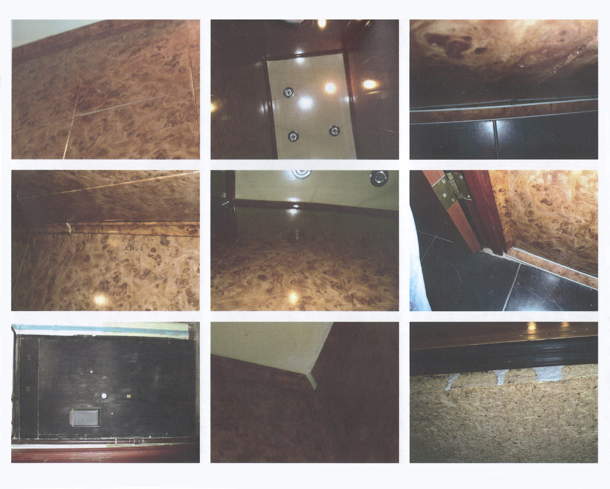 Фотографии «залитого цементом» туалета соседки. Фактически на них видно только то, что перегорела лампочка