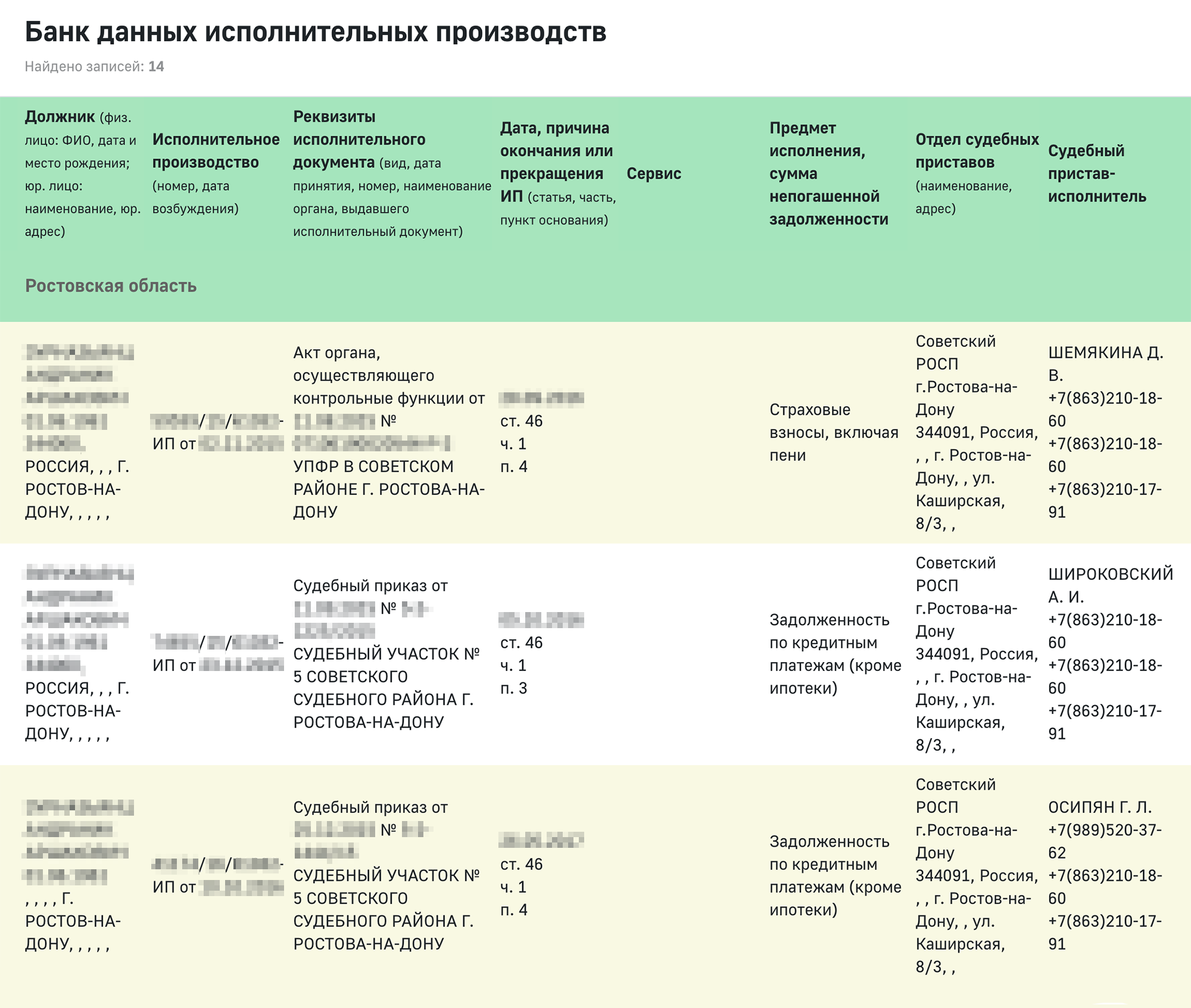На сайте ФССП России есть информация о должниках. Это герой одной из изумительных историй{amp}amp;nbsp;{amp}lt;span class=nobr